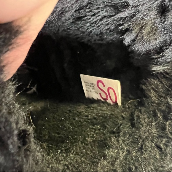 Kohls SO Women's Abigail Round Toe Mid Calf Winter Black Boots - Picture 4 of 10